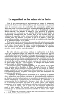 La seguridad en las minas de la India