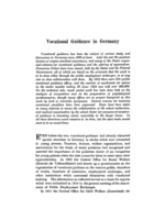 Vocational guidance in Germany