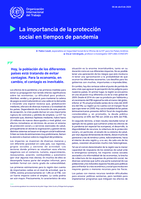 La importancia de la protección social en tiempos de pandemia