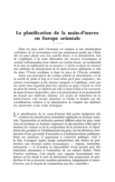 La planification de la main-d'oeuvre en Europe orientale