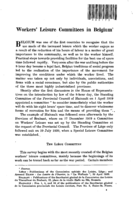 Workers' leisure committees in Belgium