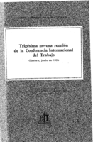 Trigésima novena reunión de la Conferencia Internacional del Trabajo: Ginebra, junio de 1956