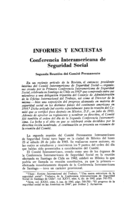 Conferencia Interamericana de Seguridad Social: segunda reunión del Comité Permanente
