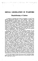 Requisitioning of labour