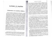 L'alimentation des travailleurs indigènes