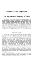 The agricultural economy of Chile