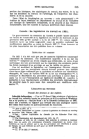 Canada: la législation du travail en 1921