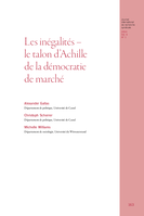 Les inégalités: le talon d'Achille de la démocratie de marché