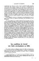 Les conditions de travail aux Indes néerlandaises en 1931