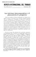 Las relaciones intercooperativas y el planeamiento de postguerra