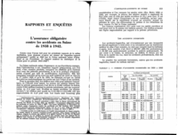 L'assurance obligatoire contre les accidents en Suisse de 1938 à 1942