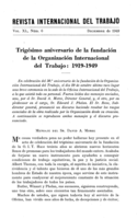 Trigésimo aniversario de la fundación de la Organización Internacional del Trabajo: 1919-1949
