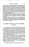 Les conflits collectifs du travail en Roumanie en 1924
