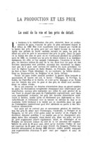 Le coût de la vie et les prix de détail