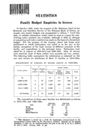Family budget enquiries in Greece