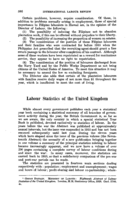 Labour statistics of the United Kingdom