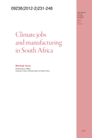 Climate jobs and manufacturing in South Africa