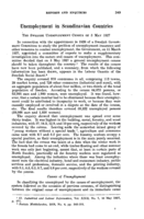 Unemployment in Scandinavian countries