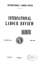 Seasonal unemployment in the clothing industries: I