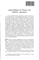 Annual holidays for workers and collective agreements