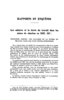 Les salaires et la durée du travail dans les mines de charbon en 1927: III, Troisième partie: les salaires et la durée du travail dans les pays extra-européens