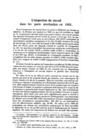 L'inspection du travail dans les ports néerlandais en 1923