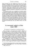 Le mouvement syndical en Chine depuis 1929