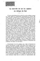 La nouvelle loi sur les salaires en Afrique du Sud