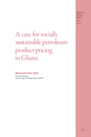 A case for socially sustainable petroleum product pricing in Ghana