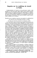 Enquêtes sur les conditions de travail en Suède