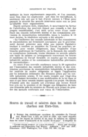 Heures de travail et salaires dans les mines de charbon aux Etats-Unis
