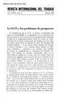 La O.I.T. y los problemas de postguerra