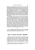 Wages in Finnish agriculture: 1929-1932