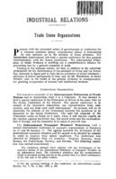 Trade union organisations