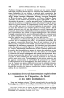 Les conditions de travail dans certaines exploitations forestières de l'Argentine, du Brésil et des Indes néerlandaises