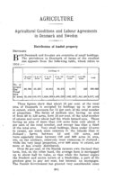 Agricultural conditions and labour agreements in Denmark and Sweden
