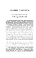 Encuesta sobre el costo de la seguridad social