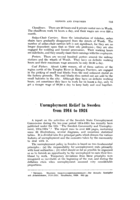 Unemployment relief in Sweden from 1914 to 1924