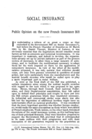 Public opinion on the new French insurance bill