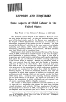 Some aspects of child labour in the United States