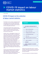 COVID-19 impact on the collection of labour market statistics