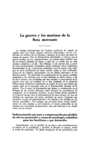 La guerra y los marinos de la flota mercante: I