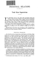 Trade union organisations