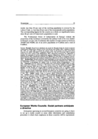 European Works Councils: social partners anticipate a directive
