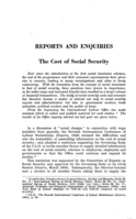 The cost of social security