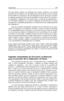 Ingentes necesidades de formación profesional para el porvenir de la Federación de Rusia