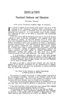 Vocational guidance and education