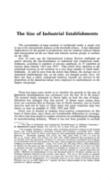 The size of industrial establishments