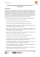 Legal brief underlying better work's compliance assessment tool: forced labour