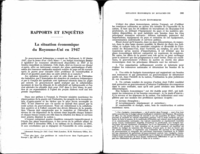 La situation économique du Royaume-Uni en 1947